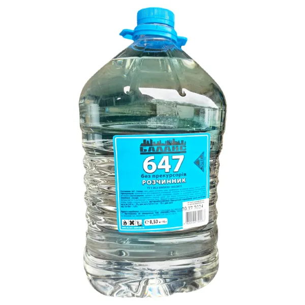 Розчинник 647 Безпрекурсорний Баланс 4 л